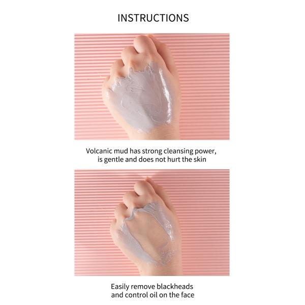 Private Label 100g Oil Control Face Mask Volcanic Mud Masks