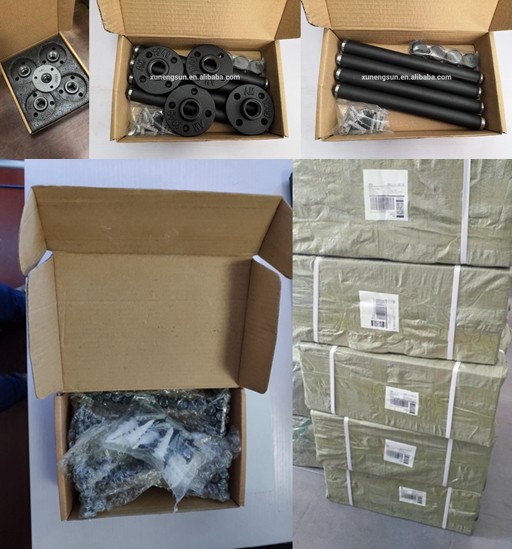 Черная однорельсовая стойка для одежды для установки на стену Промышленная труба Стойка для хранения одежды