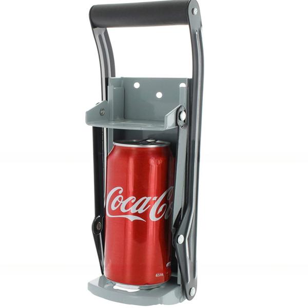 cheap price with good quality 16oz wall mount crusher hand type can crusher and bottle opener