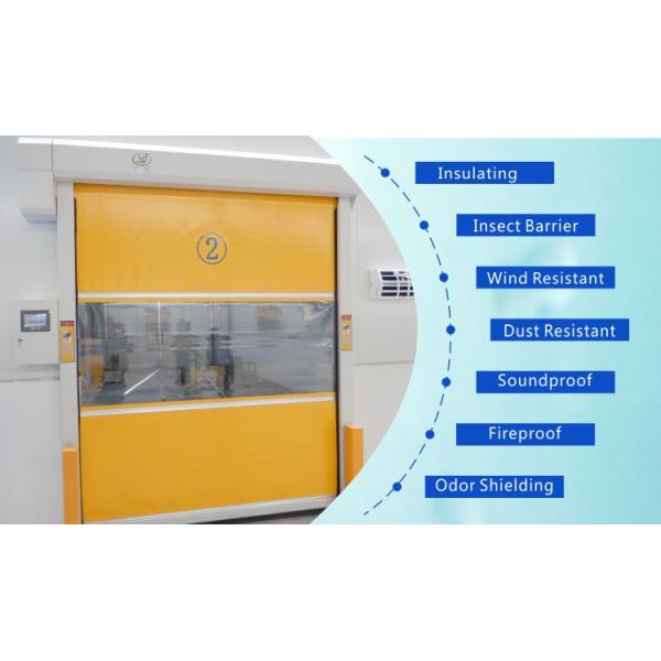 Automatic Rolling Cleanroom Door for Customized Solutions in Controlled Environments