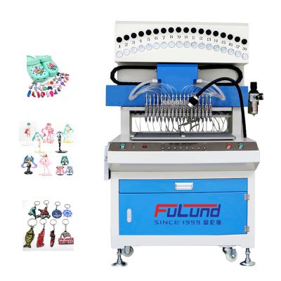 Molde da gota da cor de FuLund Logo Rubber Label Making Machine 18