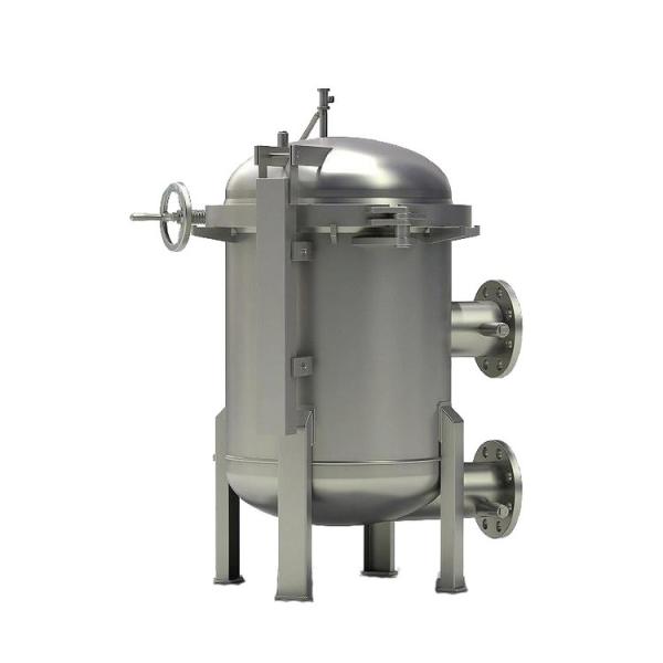 62KG 304 Stainless Steel Bag Filter Housing for Solid-Liquid Separation in Printing Shops