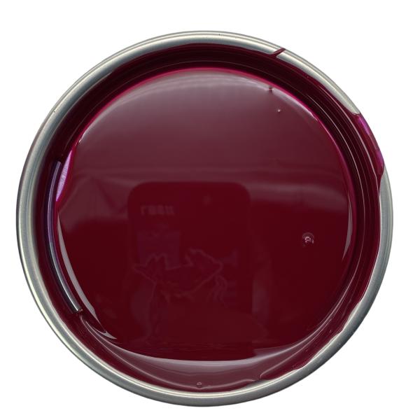 M206 Rosa Rojo Pintura de automóviles Revestimiento líquido Dos paquetes de pintura para automóviles Color vibrante