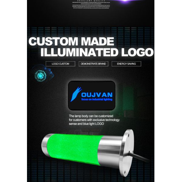 Luz de torre LED de baliza para máquina herramienta CNC, tres colores, PMMA, 70000 horas de vida útil