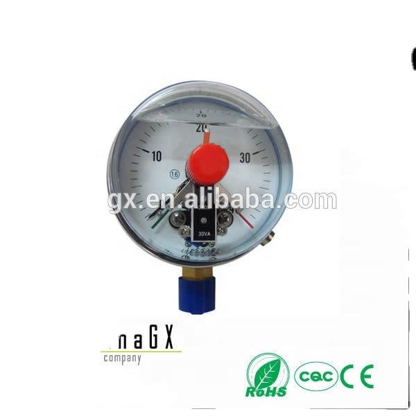 40mm to 150mm Hydraulic Pressure Gauge for Chemical Industry with Corrosion Resistance