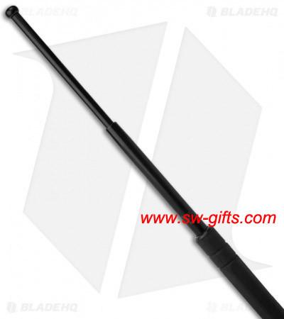 Flashlight Baton Expandable 22.5 Self Defense Baton (Black) Head Lamp Torch Gifts