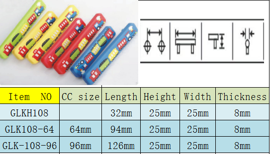 Big Train Colorful Rubber Drawer Pulls Cartoon Knobs 32mm Soft Plastic Kids Bedroom Furniture Handles
