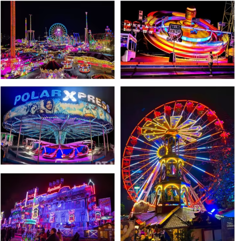 Waterproof 26mm Dc12v UCS1903/WS2811 Led Pixel Light Smart Control RGBIC Multi Color Amusement Park Decorative Lighting