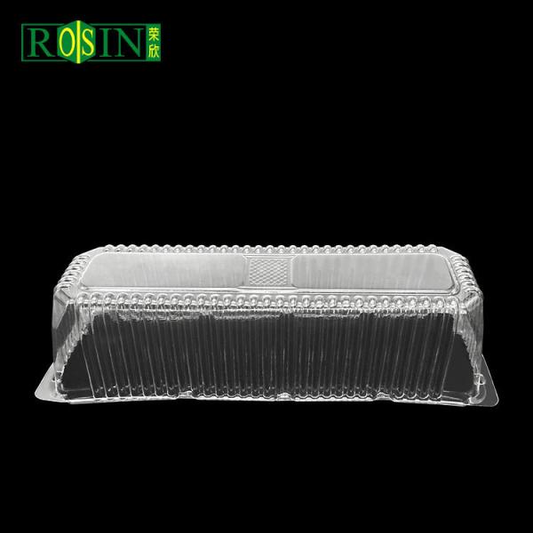 Customized Transparent PET Plastic Cookie Tray Rectangular Light Weight
