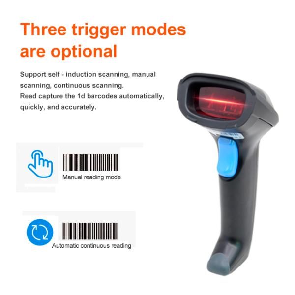 OEM ODM ISBN ISSN Code 39 Wireless Barcode Scanner With USB Receiver