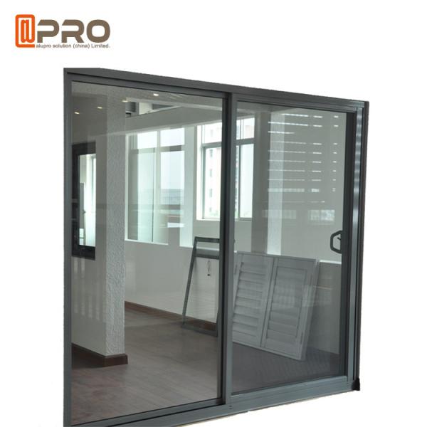 Indoor Aluminium Sliding Glass Doors With EPDM Sealant Rubber Accessories used exterior sliding glass doors sale