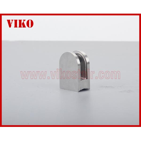 D Clamp GlassVK64 D Clamp Glass Spigot Square Design Swimming Pool Fence Tempered Glass 304 Stainless steel Satin