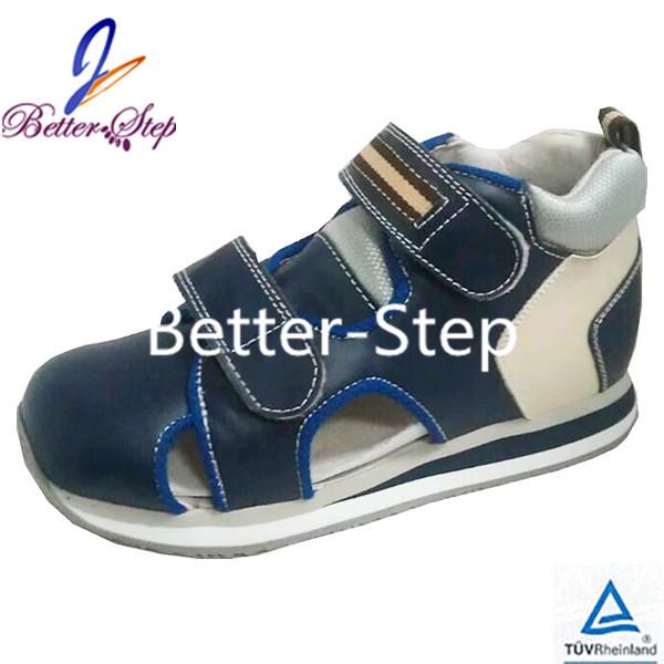 2014 Better-Step Fashion Kids Clost Toe Orthopedic Sandals,Soft lining,fully adaptable,breathable upper leather