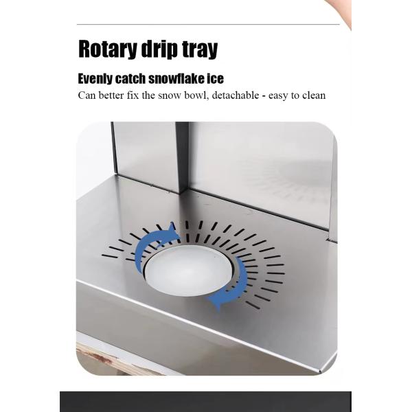 чернота 220В 50ХЗ машины льда нержавеющей стали 55КГ умная Сноулейк