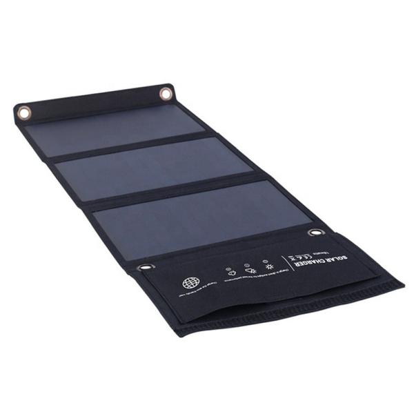 21W 20 Watt Foldable Solar Panel  For Camping And Mobile Charging ROHS Certified