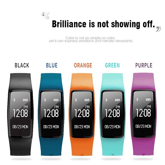 dynamic heart rate smart bracelet  motion tracking and detection of sleep, sedentary reminds, movement patterns  GPS