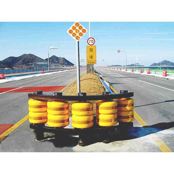 Высокая коррозионная устойчивость автодорожной ограждения роликовый барьер с диаметром ролика 245/350 мм