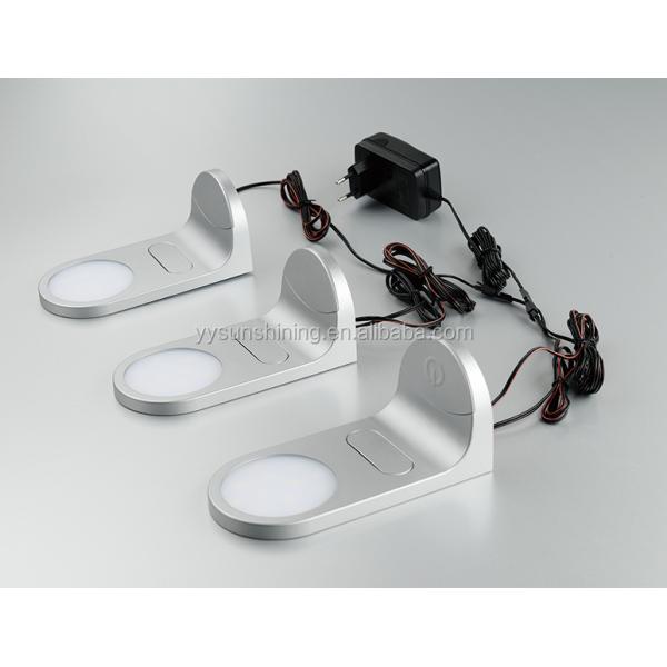 DC12V Wall Corner Mounted LED Under Cabinet Light with Touch Sensor Product Weight 0.15kg