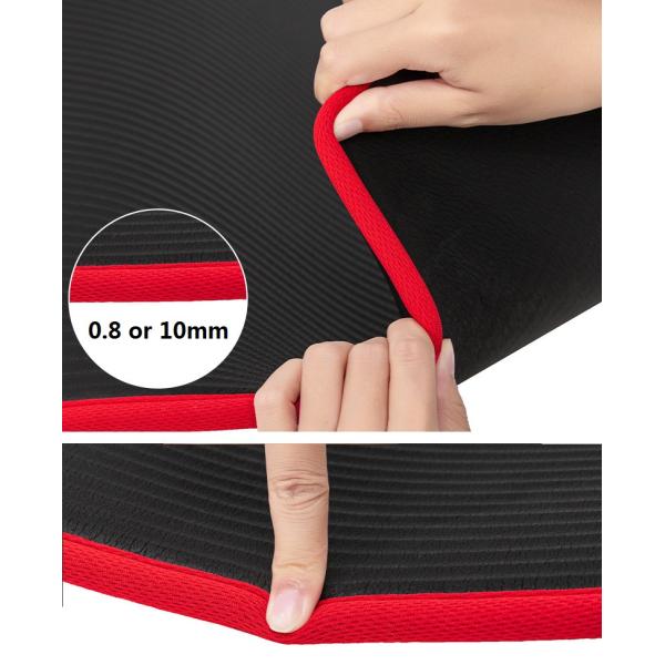 Custom Printed Design NBR Pilates Yoga Mat with Customized Logo and Provided Samples