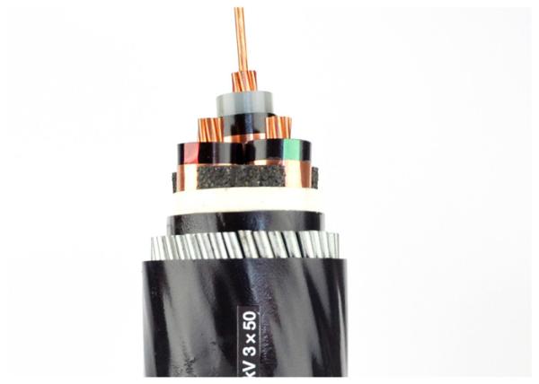 XLPE 11kV SWA Armoured Electrical Cable Three Cores MV Copper Armoured Cable YJV32