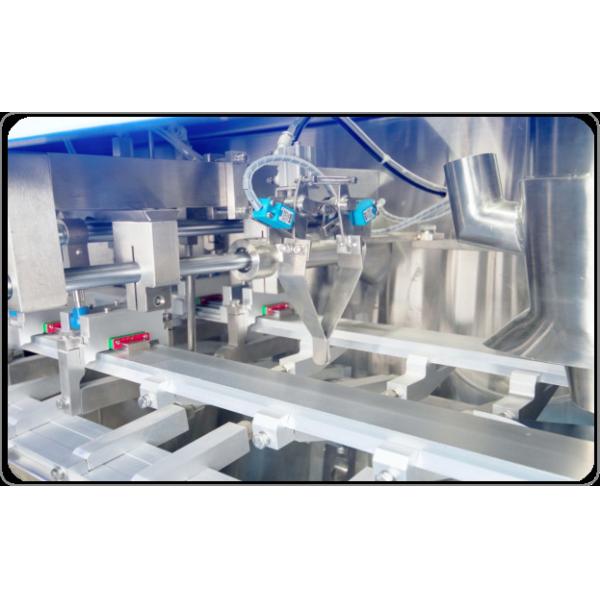 Línea de envasado de la bolsa de las bolsitas empaquetadora detergente agroquímica de la bolsa del polvo del aceite de mesa