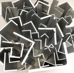 T6 V T Slotted Aluminum Angle Bar Window And Door Extrusion 5/8 7/8"