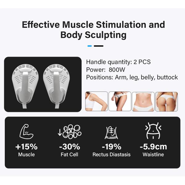 Portable 2 Handles Skin Firming Emssing Body-sculpting Machine