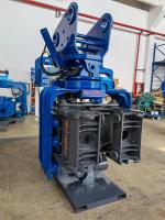 Excavator Sheet Hydraulic Pile Driver 2300rpm Side Grip Vibro Hammer