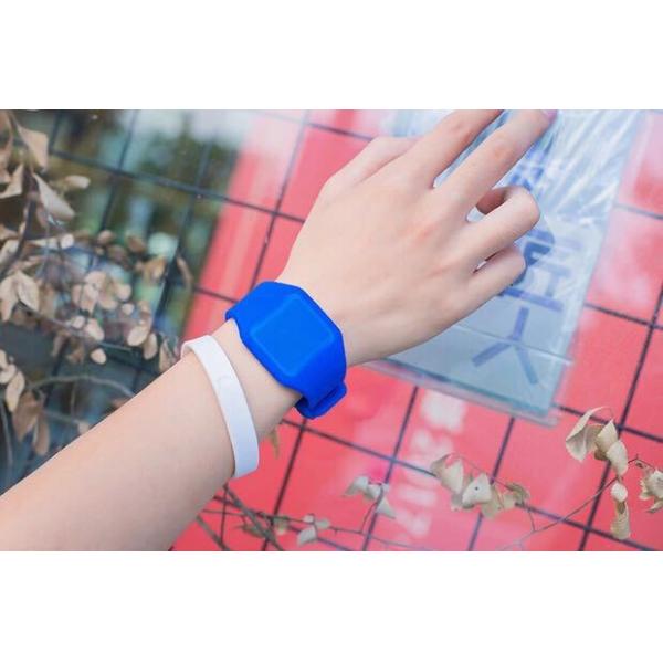 Waterproof Silicone Digital Led Watch , Electronic Movement Square Unisex Watches