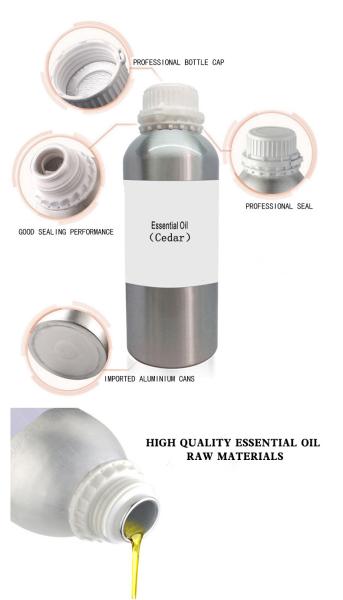 crescimento terapêutico orgânico do cabelo do óleo essencial do USDA Cedarwood dos óleos 10ml essenciais