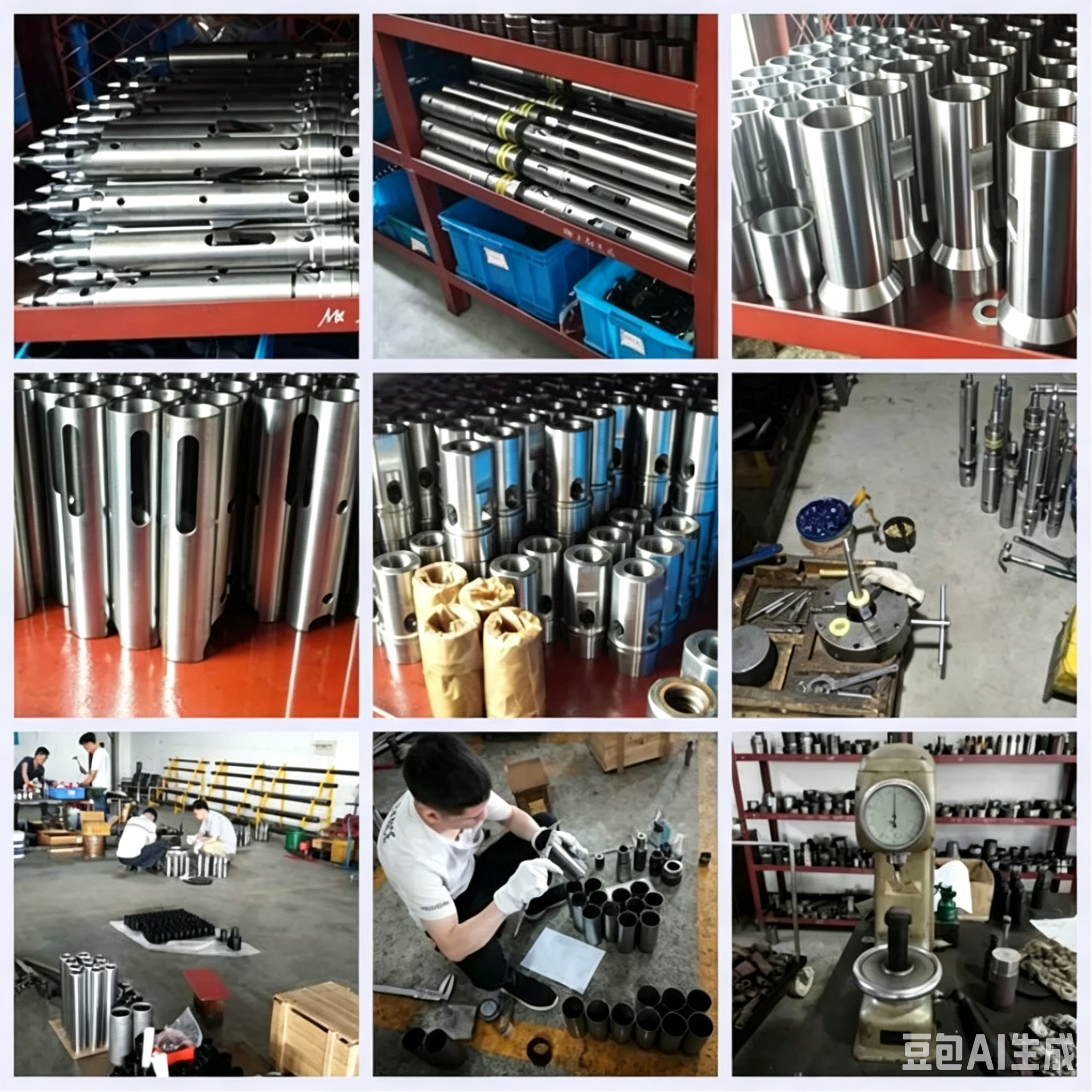 Denison Triple Tube Core Barrel for Undisturbed Soil Sampling with Plastic Liner and Adjustable Basket Core Lifter
