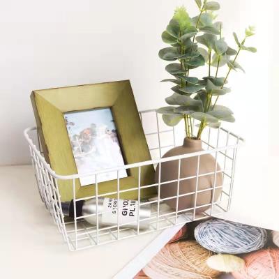 Fio de aço inoxidável pequeno Mesh Basket Galvanized 14cm*20cm*30cm