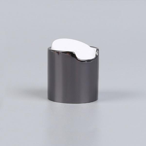 Tassel 24/410 Shiny Grey Aluminium Disc Cap For Shampoo Body Lotion