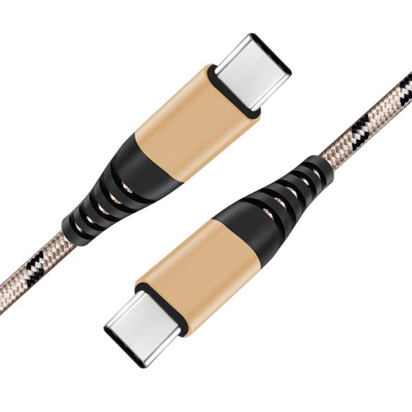 10Gbps 3.5 Mm USB Charging Cable 100Wstt USB C To USB C Charging Cable
