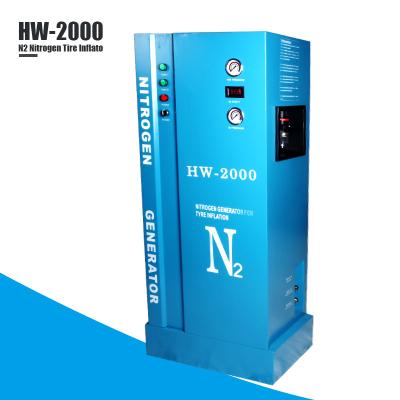 Pureza do nitrogênio da inflação 96% do pneumático do nitrogênio do Inflator 50L do ar do nitrogênio de HW-2000 0.9Mpa
