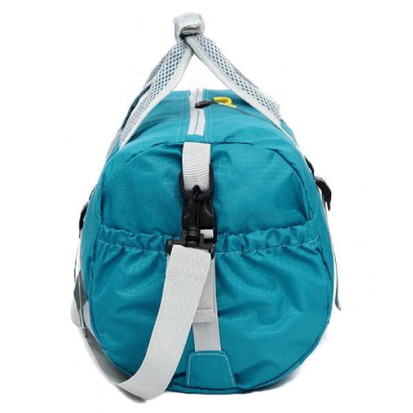 Pure Color Waterproof Nylon Foldable Weekend Travel Duffel Bag