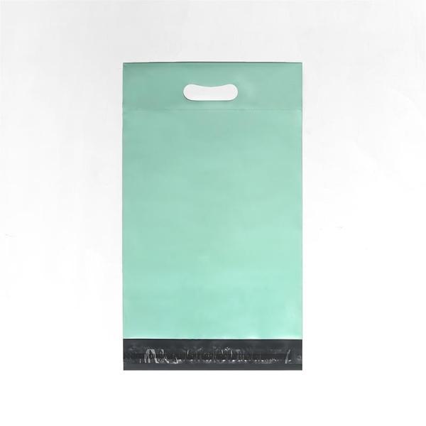 12 Silk 14 Silk Poly Mailing Bags With Handle Strong Adhesive Tear Proof