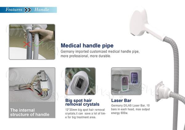 2018 pain free Ice cooling permanent diode Soprano hair removal laser