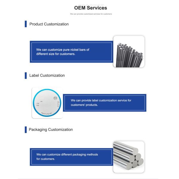 Premium Pure Nickel Bar for High-Temperature Resistance