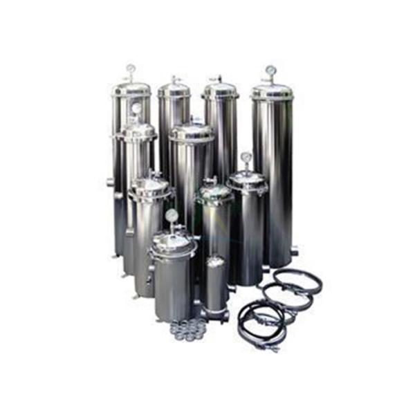 SUS 304 Water Treatment Accessories Precision Security Cartridge Filter Housing 5um Micron Stainless Steel