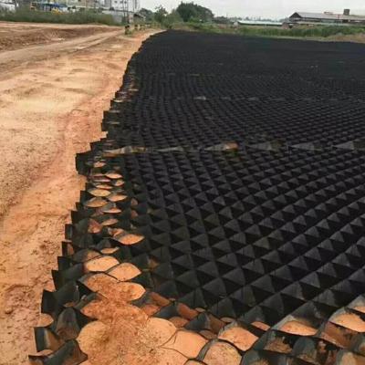 75mm Textured grade perfurada do sistema de Geocell Cellweb do HDPE