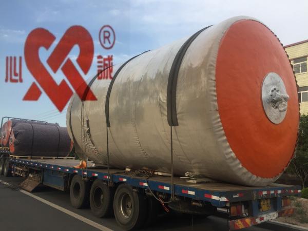 Density Solid EVA FOAM FILLED FENDER ISO17357 Standard with 60% Deflection