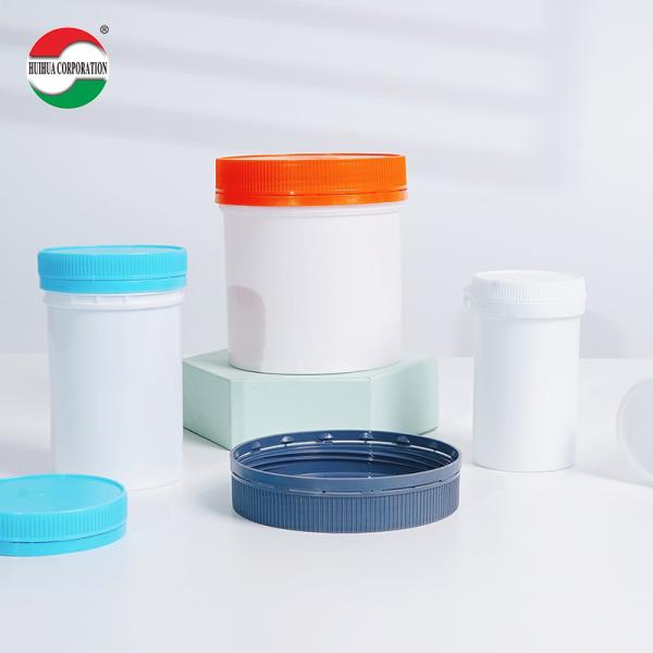 Bouteille en PEHD, baril de calcium, supplément nutritionnel, pot, plastique PET, qualité alimentaire