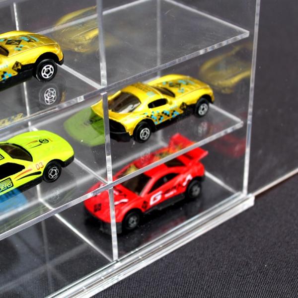Car Model Display Acrylic Showcase Shelves With Led Shelf Rack Wind Fire Wheel Storage