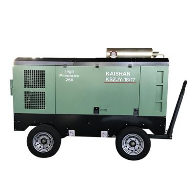 Diesel Engine Portable Screw Air Compressor KSZJ-18/17 195KW For KW180 Water Well Drilling Mahnie