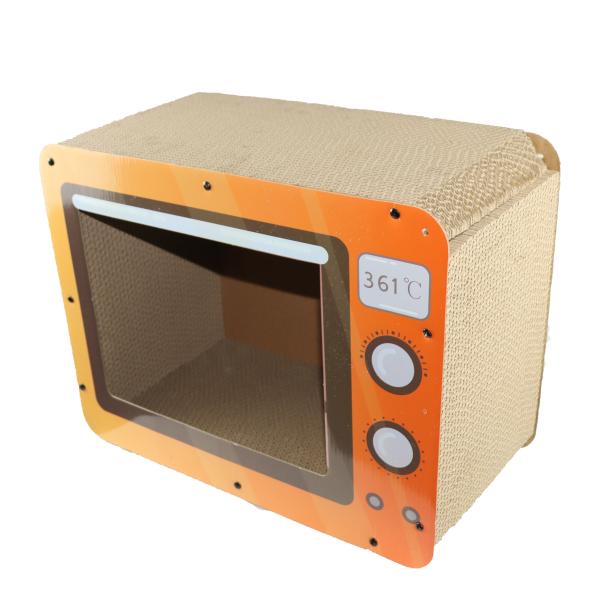 Прочная милая коробка Scratchers кота сбрасывает стресс защищает мебель на большие коты 44CM