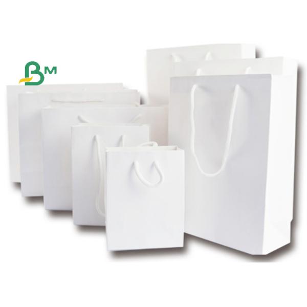 60gsm 70gsm 80gsm 120gsm Bleached Kraft Paper Roll Packaging For Shopping Bags