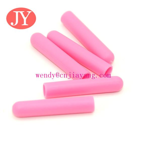 blue color ABS plastic shoelace tips Drawcord end cap tips
