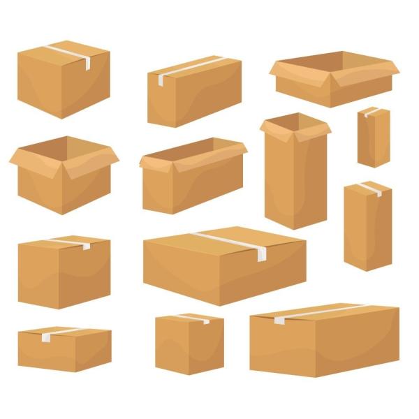 Professional Packaging Team White Cardboard Box Dress Packing Corrugated Cardboard Mailer Shipping Boxes