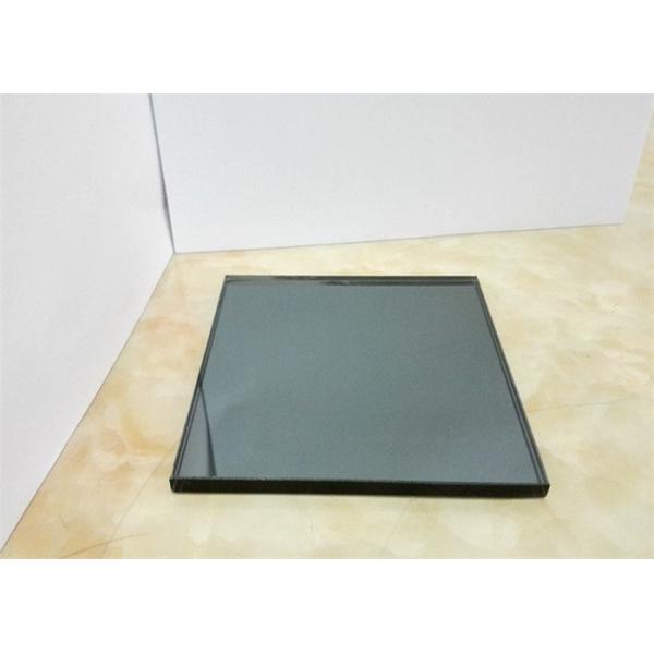 Solid Grey Tinted Tempered Glass Flat Tinted Glass Sheet Customized For Mirror Making